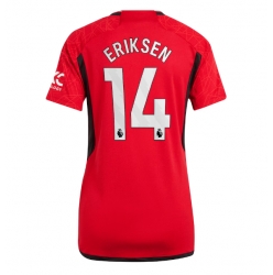 Manchester United Christian Eriksen #14 Hemmatröja 2023-24 Dam Kortärmad