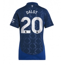 Manchester United Diogo Dalot #20 Bortatröja 2024-25 Dam Kortärmad