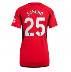 Manchester United Jadon Sancho #25 Hemmatröja 2023-24 Dam Kortärmad