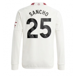 Manchester United Jadon Sancho #25 Tredje Tröja 2023-24 Långärmad