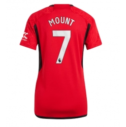 Manchester United Mason Mount #7 Hemmatröja 2023-24 Dam Kortärmad