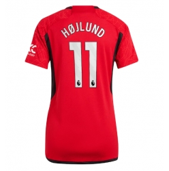 Manchester United Rasmus Hojlund #11 Hemmatröja 2023-24 Dam Kortärmad