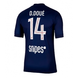 Paris Saint-Germain Desire Doue #14 Hemmatröja 2025-26 Kortärmad