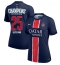 Paris Saint-Germain Hemmatröja 2024-25 UCL Champions Dam Kortärmad
