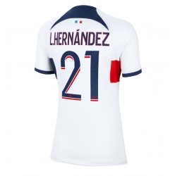 Paris Saint-Germain Lucas Hernandez #21 Bortatröja 2023-24 Dam Kortärmad