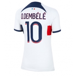 Paris Saint-Germain Ousmane Dembele #10 Bortatröja 2023-24 Dam Kortärmad