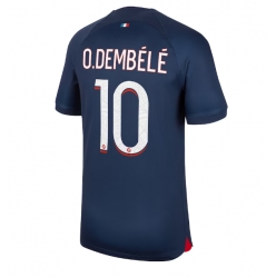 Paris Saint-Germain Ousmane Dembele #10 Hemmatröja 2023-24 Kortärmad