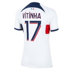 Paris Saint-Germain Vitinha Ferreira #17 Bortatröja 2023-24 Dam Kortärmad