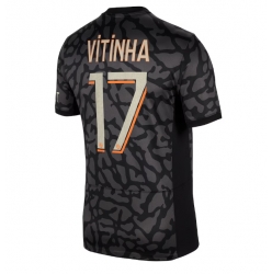 Paris Saint-Germain Vitinha Ferreira #17 Tredje Tröja 2023-24 Kortärmad