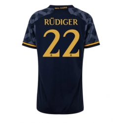 Real Madrid Antonio Rudiger #22 Bortatröja 2023-24 Dam Kortärmad