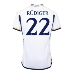 Real Madrid Antonio Rudiger #22 Hemmatröja 2023-24 Kortärmad