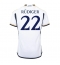 Real Madrid Antonio Rudiger #22 Hemmatröja 2023-24 Kortärmad