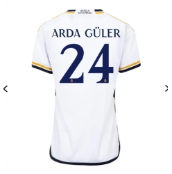 Real Madrid Arda Guler #24 Hemmatröja 2023-24 Dam Kortärmad