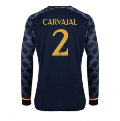Real Madrid Daniel Carvajal #2 Bortatröja 2023-24 Långärmad