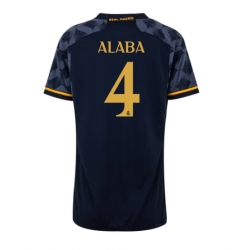 Real Madrid David Alaba #4 Bortatröja 2023-24 Dam Kortärmad