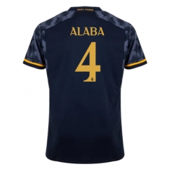 Real Madrid David Alaba #4 Bortatröja 2023-24 Kortärmad
