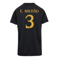 Real Madrid Eder Militao #3 Tredje Tröja 2023-24 Dam Kortärmad