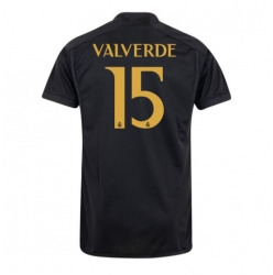 Real Madrid Federico Valverde #15 Tredje Tröja 2023-24 Kortärmad