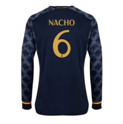 Real Madrid Nacho #6 Bortatröja 2023-24 Långärmad