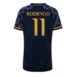 Real Madrid Rodrygo Goes #11 Bortatröja 2023-24 Dam Kortärmad