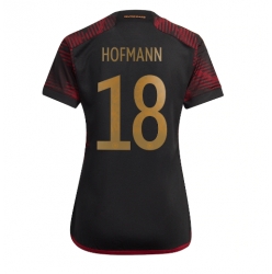 Tyskland Jonas Hofmann #18 Bortatröja VM 2022 Dam Kortärmad