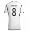 Tyskland Leon Goretzka #8 Hemmatröja VM 2022 Kortärmad
