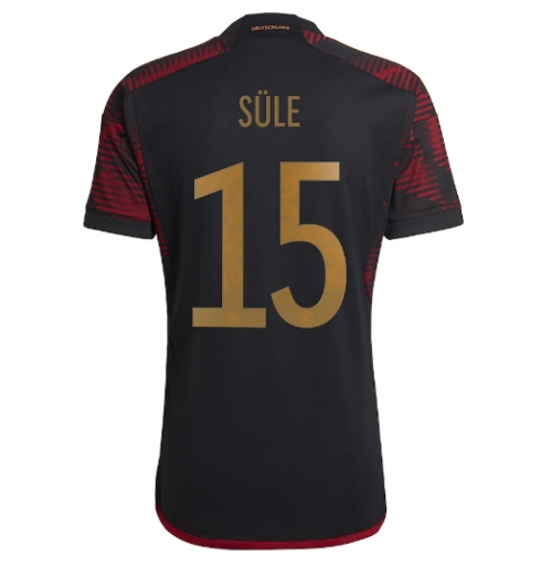 Tyskland Niklas Sule #15 Bortatröja VM 2022 Kortärmad