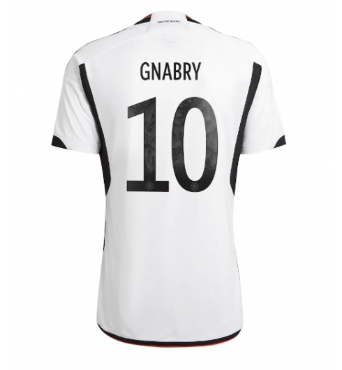 Tyskland Serge Gnabry #10 Hemmatröja VM 2022 Kortärmad