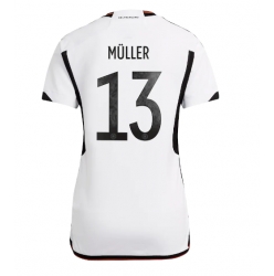 Tyskland Thomas Muller #13 Hemmatröja VM 2022 Dam Kortärmad