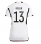 Tyskland Thomas Muller #13 Hemmatröja VM 2022 Dam Kortärmad