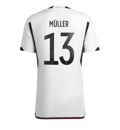 Tyskland Thomas Muller #13 Hemmatröja VM 2022 Kortärmad